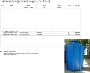 spek-dimensi tangki tanam