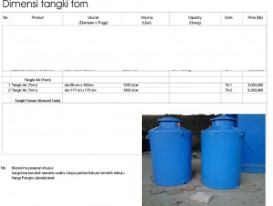spek-dimensi tangki torn
